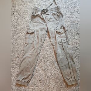 Sincerely Jules Olive Green Cargo Jogger Pants